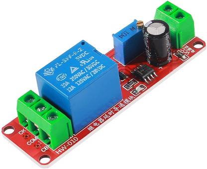 3REE DC 12V Delay Relay Shield NE555 Timer Switch Electronic Components Electronic Hobby Kit