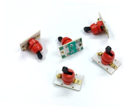 ERHIndia (5 Pcs) LED Flast Light On Off Switch for Repair/Replacement 2 Position Switch Power Supply Electronic Hobby Kit
