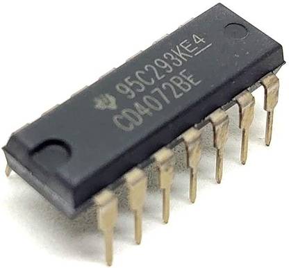 iBAT SOLUTIONS 3PCS CD4072 Dual 4 Input OR Gate IC,CD 4072 Gate IC Electronic Components Electronic Hobby Kit