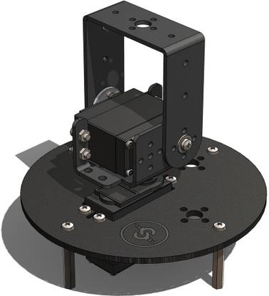 SunRobotics 2DOF Robotics Arm with ABS Circular Base Kit & All Components (Unassembled) Interconnect Electronic Hobby Kit