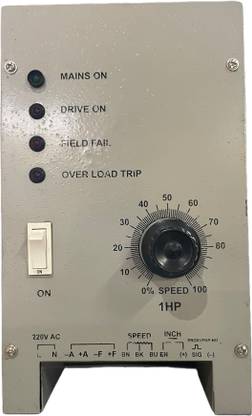 Sidozi Variable DC Drive 1HP/220V DC for running the DC Shunt Motor upto 1HP Alternative Energy Electronic Hobby Kit