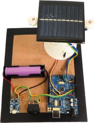 Mechanic37 Automatic Solar Tracker Single Axis ( Programmable ) Engineering Projects Educational Electronic Hobby Kit