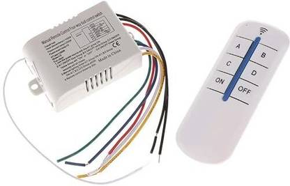 EASTRA SG 4 Way on-off Wireless Remote Control Switch Receiver Transmitter for LED Lamp Electronic Components Electronic Hobby Kit