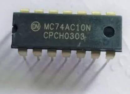 iBAT SOLUTIONS 7410 74HC10 TRIPLE INPUT NAND GATE DIP14 (Pack of 5) Electronic Components Electronic Hobby Kit