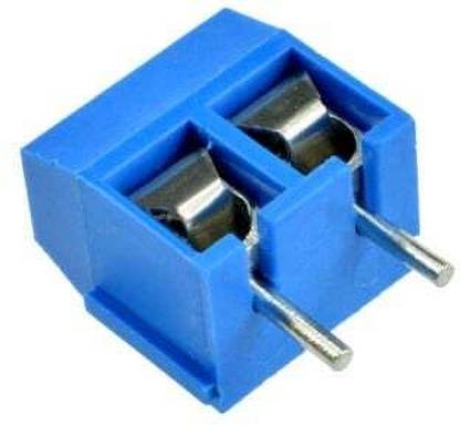 Flyrobo 2 Pin 5.08mm Pitch Pluggable Screw Terminal Block Connector - Blue Electronic Components Electronic Hobby Kit