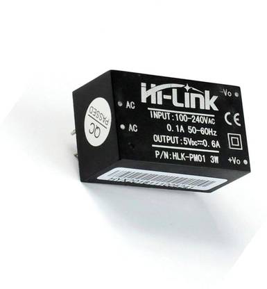 INVENTO 2Pcs HLK-PM01 AC to DC 220V to 5V 0.6A 3W Step Down PCB Mount Power Supply Automotive Electronic Hobby Kit