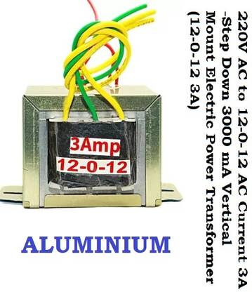 EASTRA PREMIUM 220V AC to 12-0-12 AC Current 3A Power Transformer Electronic Components Electronic Hobby Kit