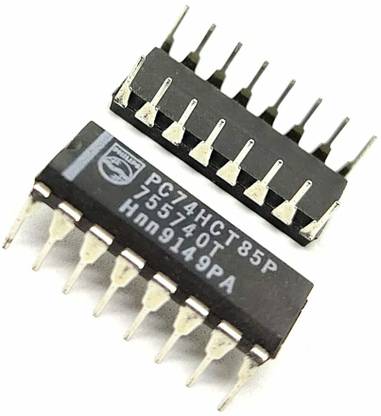 INVENTO 2Pcs 7485 IC Comparator, 74HCT85, Magnitude, 4 Channels, 4bit, SOIC, 16 Pins Automotive Electronic Hobby Kit