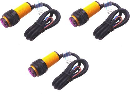 Auslese E18-D80NK IR Proximity Obstacle Avoidance Sensor For 5V Switch Detect (3 pcs) Automotive Electronic Hobby Kit