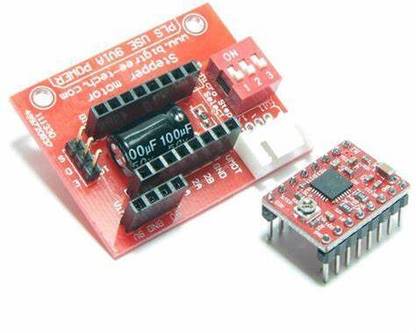iBAT SOLUTIONS A4 988 Driver CNC - A4988 STEPPER MOTOR DRIVE CONTROLLER BOARD Electronic Components Electronic Hobby Kit