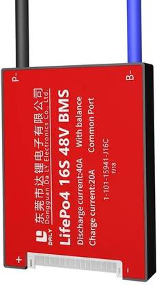 xcluma Daly BMS 16S 48V 40A LIFEpO4 Battery Protection Board Bms Electronic Components Electronic Hobby Kit