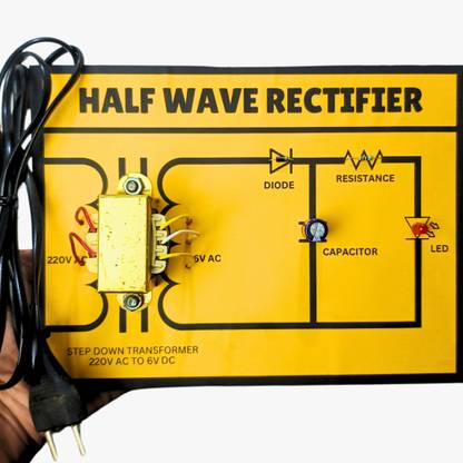 Iyzer Half Wave Rectifier Model, Science Kit for college Educational Electronic Hobby Kit