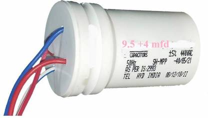 TIBCON 9.5 +4 MFD Capacitor For Washing Machine Electronic Components Electronic Hobby Kit