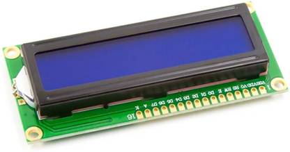 ERL LCD 16x2 Parallel LCD Display with Blue Backlight Display Lights Electronic Hobby Kit