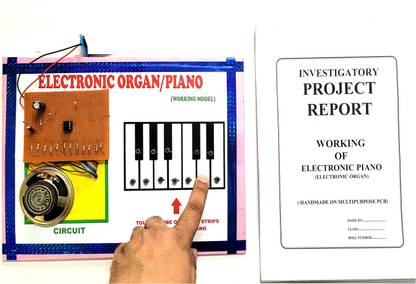 ONTEX ELECTRONICS Electronic Organ and Electronic Piano Physics Investigatory Minor Project Model Educational Electronic Hobby Kit