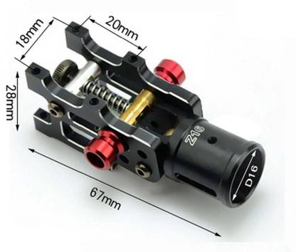 Flyrobo Z16 CNC Aluminum Folding Arm Tube Joint for Drone Frame Electronic Components Electronic Hobby Kit
