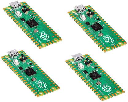 INVENTO 4pcs Raspberry PI PICO, Dual-core Arm Cortex M0+ processor, 264KB of SRAM Automotive Electronic Hobby Kit