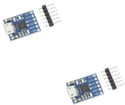Flyrobo (2 pc) CP2102 USB to TTL USB UART Serial Converter Module - - Electronic Components Electronic Hobby Kit