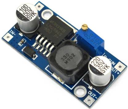 VGS MARKETINGS LM2596 DC-DC Buck Converter adjustable 3-40V Step Down Module Power Supply (M02) LM2596S-ADJ DC-DC Converter Step Down Power Module Micro Controller Board Electronic Hobby Kit