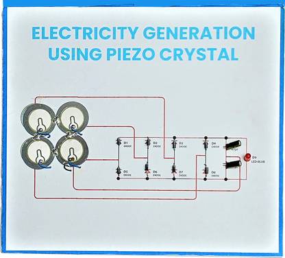 Yantram Electricity Generation Using Piezo-Crystal Project Educational Electronic Hobby Kit