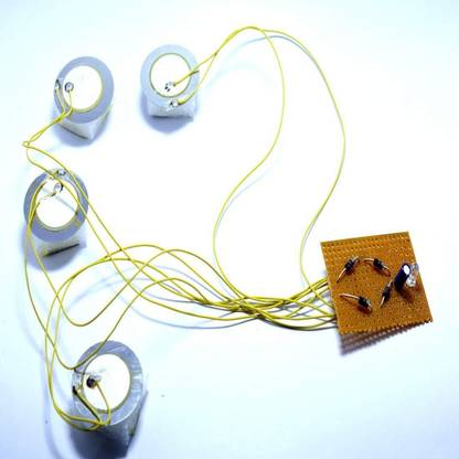 SR ROBOTICS Piezoelectric Sensor Power Generation Circuit, Multicolour Electronic Components Electronic Hobby Kit