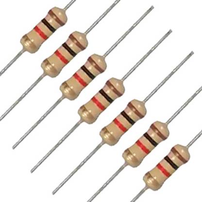 Yantram 1K OHM 1/4WATT 5% RESISTOR-300 PIECES PACK Electronic Components Electronic Hobby Kit