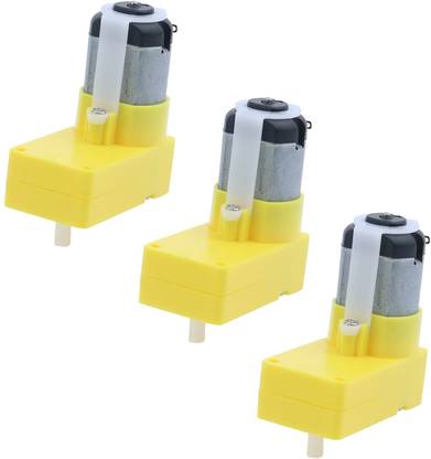Roboway 100RPM 3 L Shape DC BO Motor Single Shaft Smart Car Robot Gear Motor for Arduino Electronic Components Electronic Hobby Kit