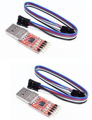 RAIVENS Cp2102 Module USB to TTL Serial Uart Stc Download Cable (Pack of 2) Micro Controller Board Electronic Hobby Kit