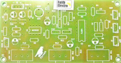 FaithElectro 3 WAY Active Crossover Board using NE5532 TL074 Electronic Components Electronic Hobby Kit