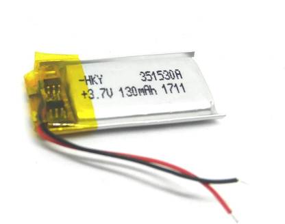 INVENTO 3.7V 130mAh Li-ion battery Lipo for GPS PDA DVD iPodTablet PC Drones, 32x15x3 mm Automotive Electronic Hobby Kit