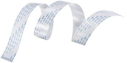 SHIVLAHERI 5 Pin 0.5mm Pitch B-Type 100mm Length FFC FPC Flat Flexible Ribbon Cable 1-PCS Electronic Components Electronic Hobby Kit