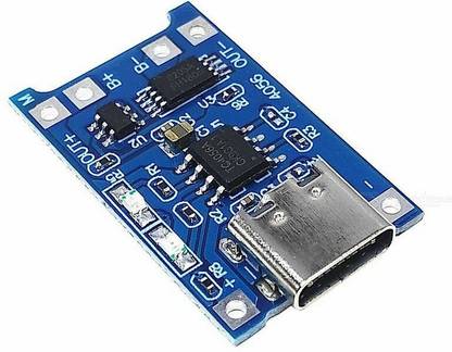 SYMFONIA Type C 5V 1A 18650 Lithium Battery Charger Module Protection Dual Functions Electronic Components Electronic Hobby Kit