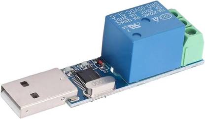 Flyrobo LCUS-1PLC 1 Channel USB Serial Control Relay Module - - Electronic Components Electronic Hobby Kit