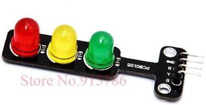 TES-EV LED Traffic Lights Signal Module Digital Signal Output Traffic Light Module Light Electronic Hobby Kit