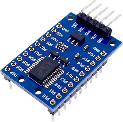 xcluma PCF8575 Expansion Board Module IO Port Expander DC 2.5-5.5V I2C Electronic Components Electronic Hobby Kit