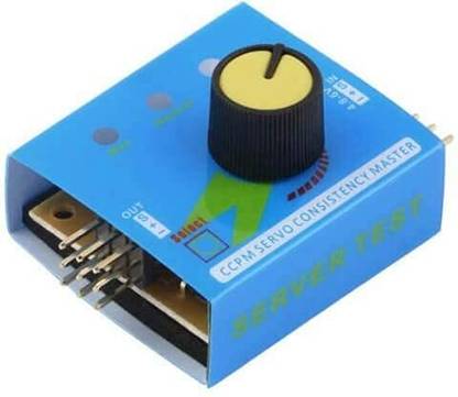 Robotbanao Servo Tester 3Ch Digital ECS RC Consistency CCMP Master Speed Controller Checker Electronic Components Electronic Hobby Kit