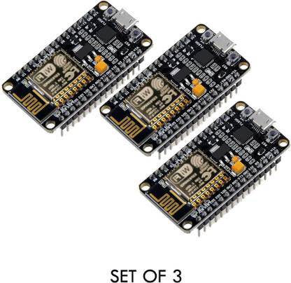 GLAMSiYA ESP8266 NodeMCU Wireless WiFi Development Board for IoT Platform 3 set Electronic Components Electronic Hobby Kit
