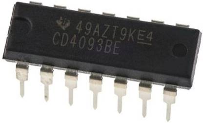 iBAT SOLUTIONS 3PCS CD4093 Quad 2-Input NAND Schmitt Trigger IC,CD 4093 Trigger IC Electronic Components Electronic Hobby Kit