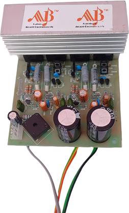 Audiobuild 200W Stereo Amplifier Board 2SC5200&2SA1943 4 MOSFET Sound Recorder and Sound Circuit Electronic Hobby Kit