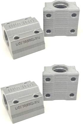 INVENTO 4pcs SC8UU 8mm Linear Motion block bearing, LM8UU bearing in 3D print Block Automotive Electronic Hobby Kit