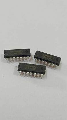 SHREE SAI TECHNOLOGIES 5Pcs 74HC86N 7486 ic HC Family, 4 Gate, 2 Input, 5.2 mA, 2V to 6V, (PACK OF 5) Electronic Components Electronic Hobby Kit
