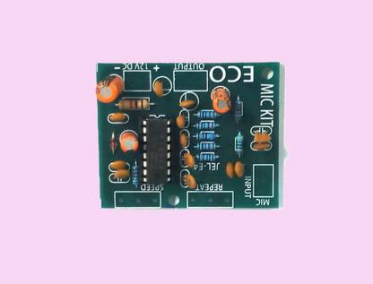 Diycart Echo MIC Nano Circuit Microphone Pre Preamp Kit with presets for audio amplifiers(PT2399 Based) Electronic Components Electronic Hobby Kit
