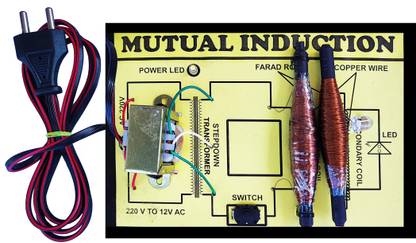 MVB Retail Mutual Induction Experiment Physics Project and Model Educational Electronic Hobby Kit