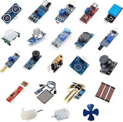 Robotbanao 24 sensors in Sensors Kit For Projects - STEM Education, DIY learning kit Sensor Educational Electronic Hobby Kit