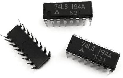 iBAT SOLUTIONS 3PCS 74LS194 4-Bit Bidirectional Universal Shift Register IC,74 LS 194 Electronic Components Electronic Hobby Kit
