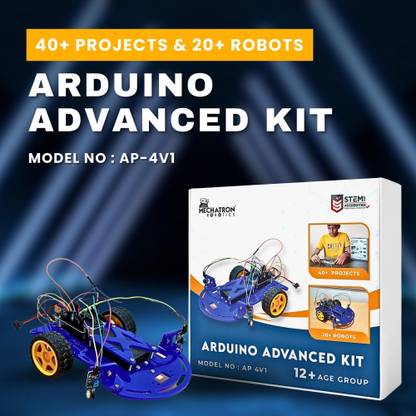 Mechatron Robotics Advanced Kit for Arduino Projects MR-AP4V1 (40+ Projects & 20+ Robots) Educational Electronic Hobby Kit