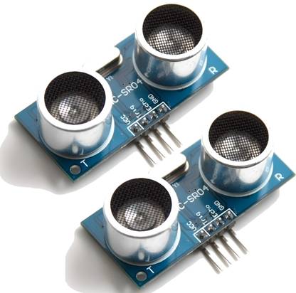 MAG BEE Ultrasonic Distance Sensor Module For Arduino uno ,NodeMCU,Raspberry-Pack of -2 Electronic Components Electronic Hobby Kit