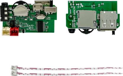 Electronics Crafts 5Volt Bluetooth Amplifier Module with MicroSD Slot, & USB AUX Connectivity Electronic Components Electronic Hobby Kit