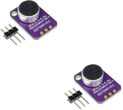 Flyrobo (2 Pcs) Pro3D MAX4466 Electret Microphone Amplifier Electronic Components Electronic Hobby Kit