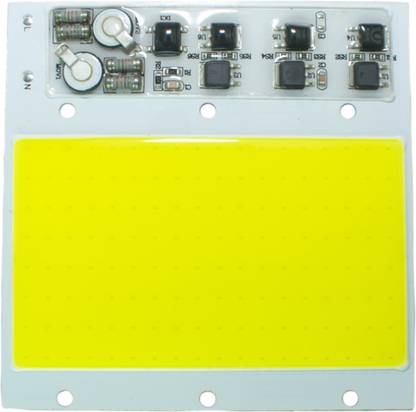 Ovicart 100w 90MM White 220v AC LED COB Chip with Integrated IC Driver Pack of 1 Electronic Components Electronic Hobby Kit